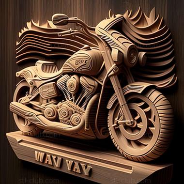 3D модель Yamaha XVS1300CU (STL)